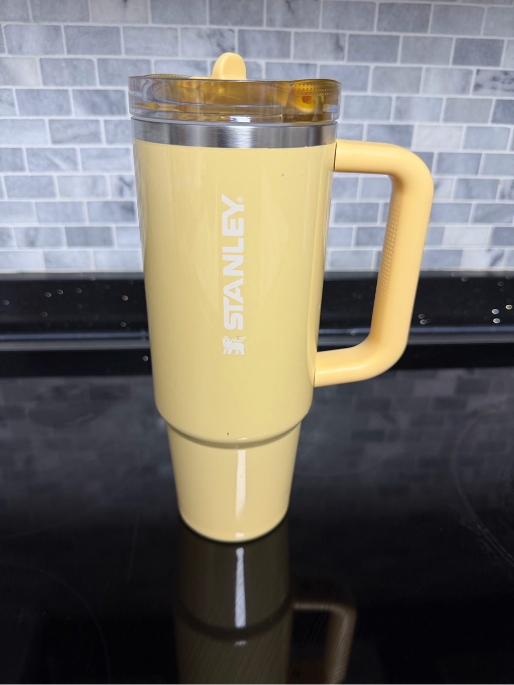 Stanley Pro Quencher Yellow Insulated Travel Stein with Handle